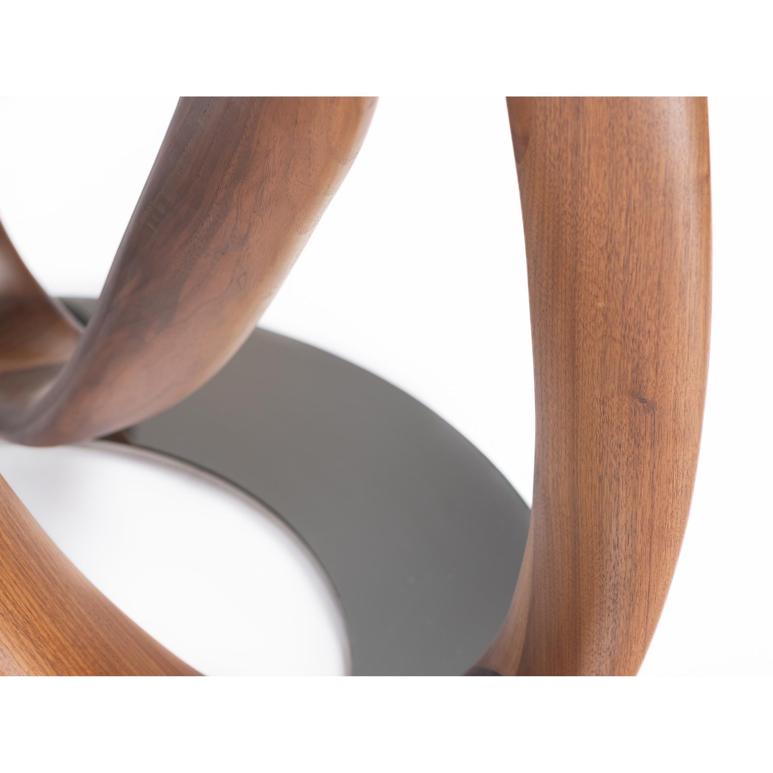Single infinity Dining table-flitch and grain