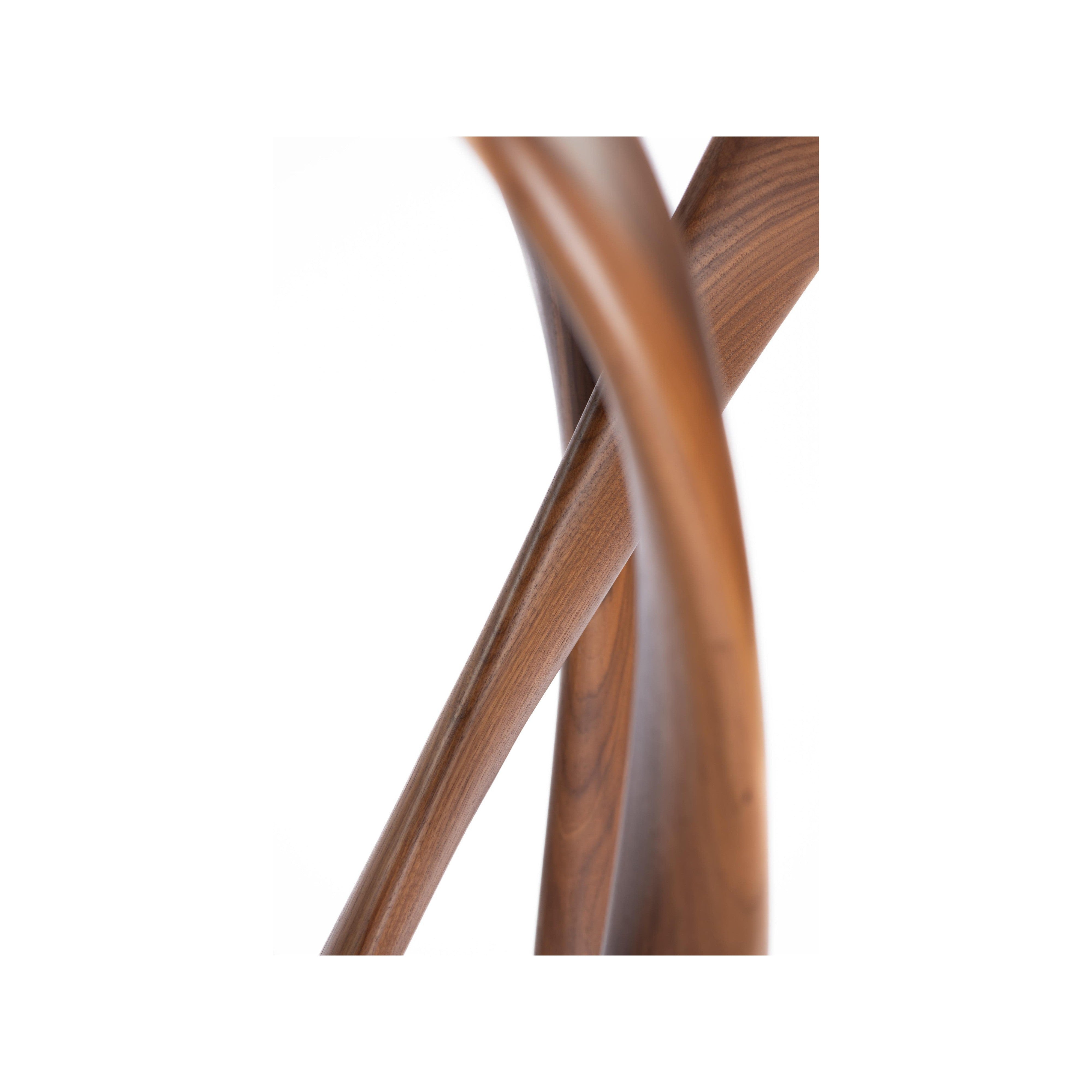 Single infinity Dining table-flitch and grain