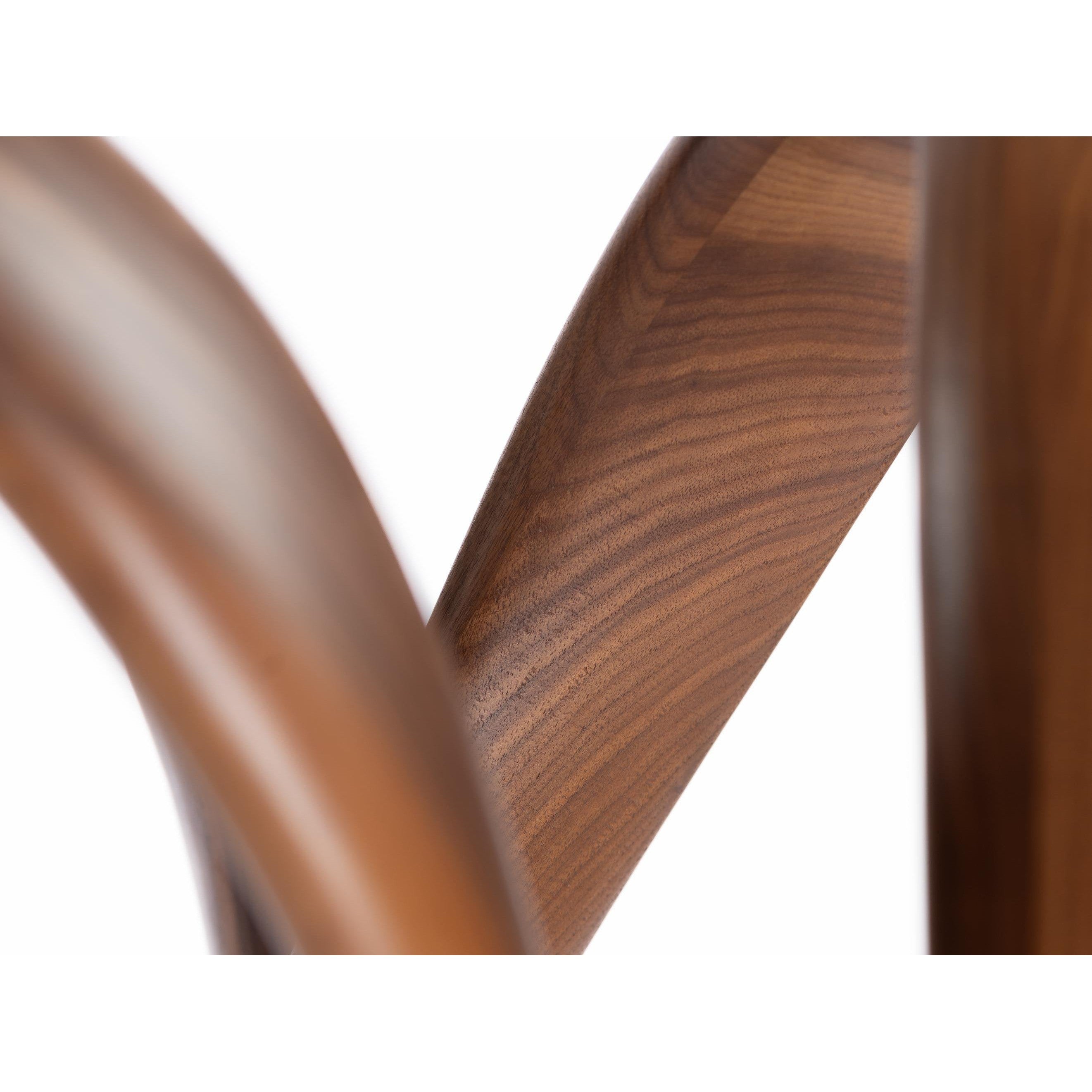 Single infinity Dining table-flitch and grain