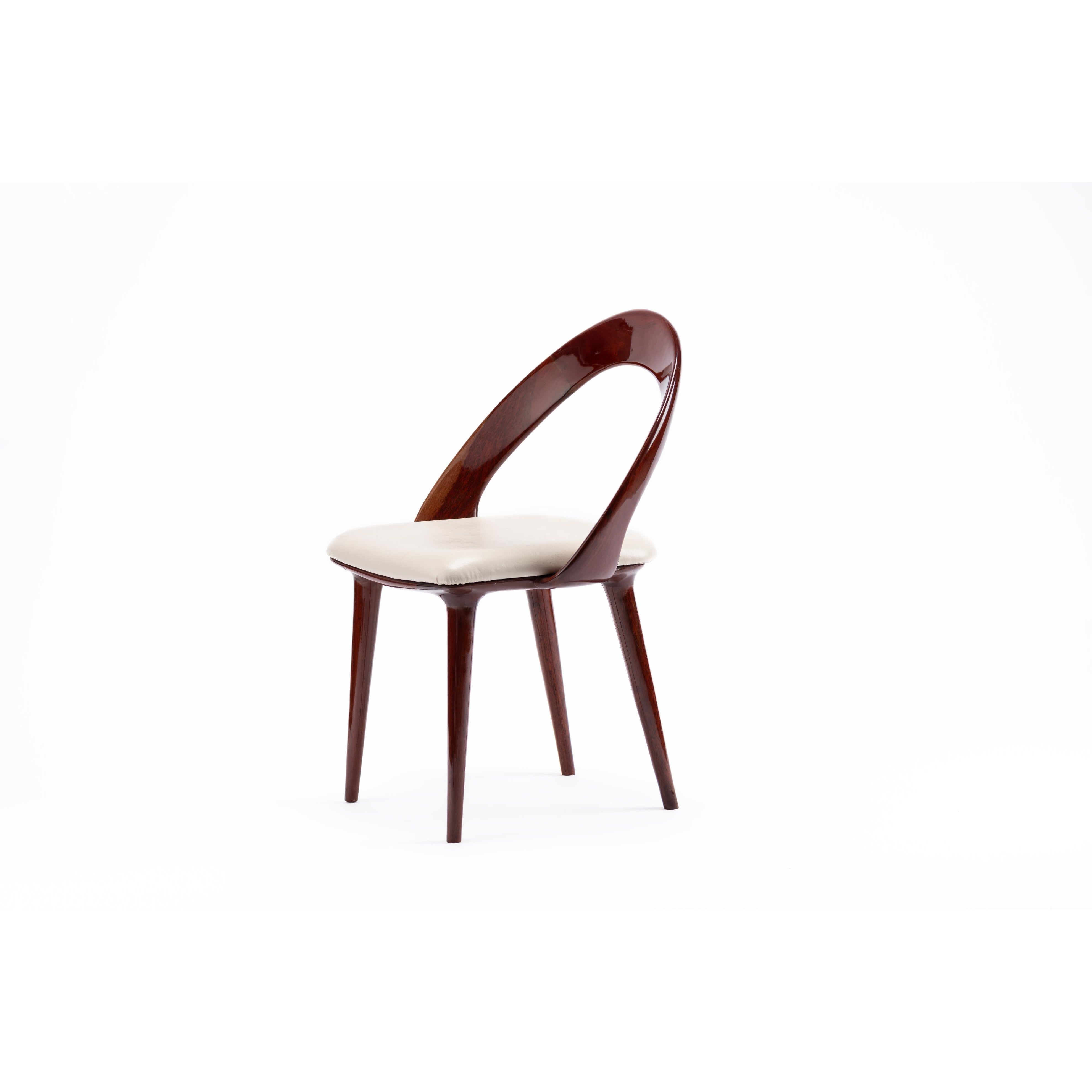 U-Dining chair-flitch and grain