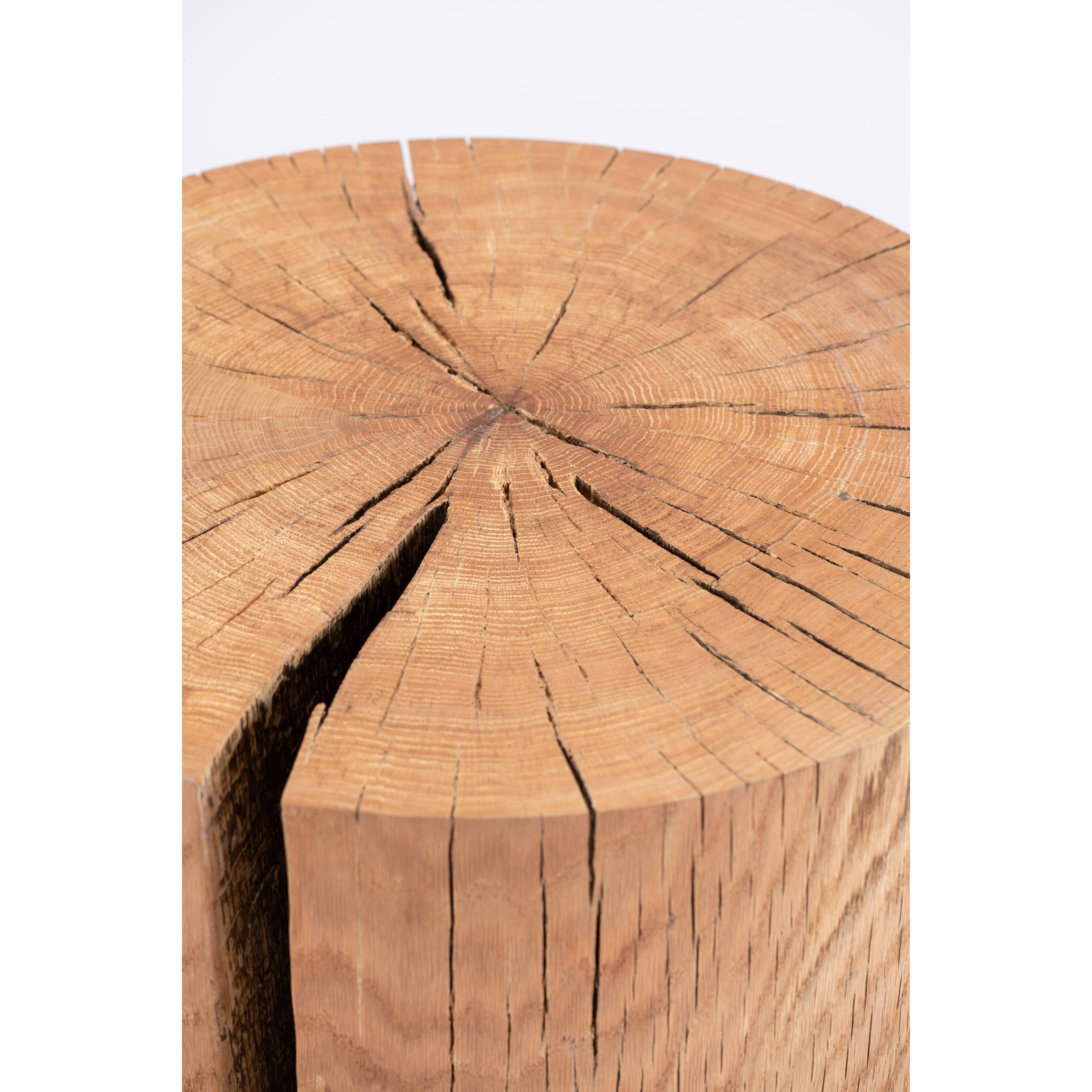 Tree Trunk coffee table-flitch and grain