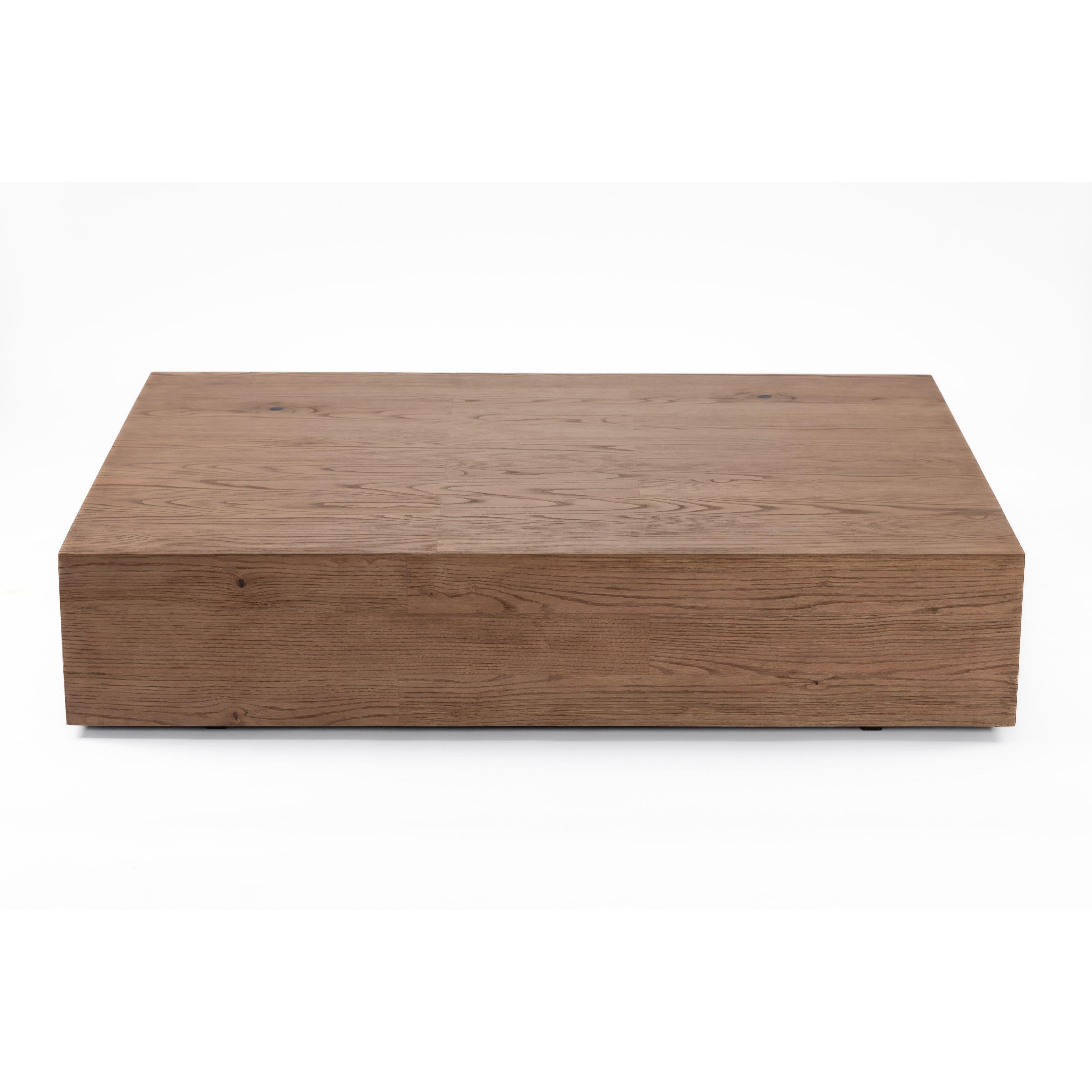Recta coffee table-flitch and grain