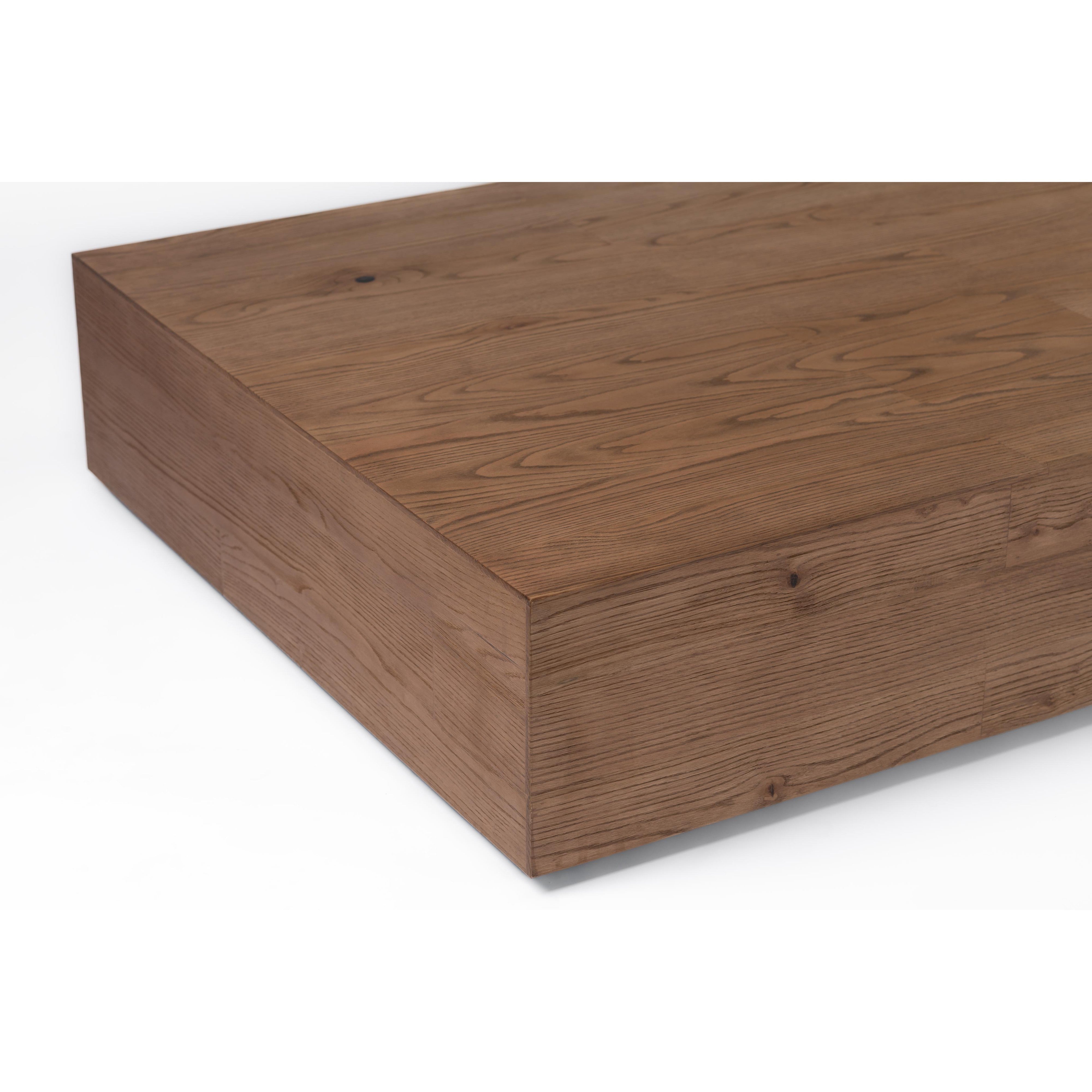 Recta coffee table-flitch and grain