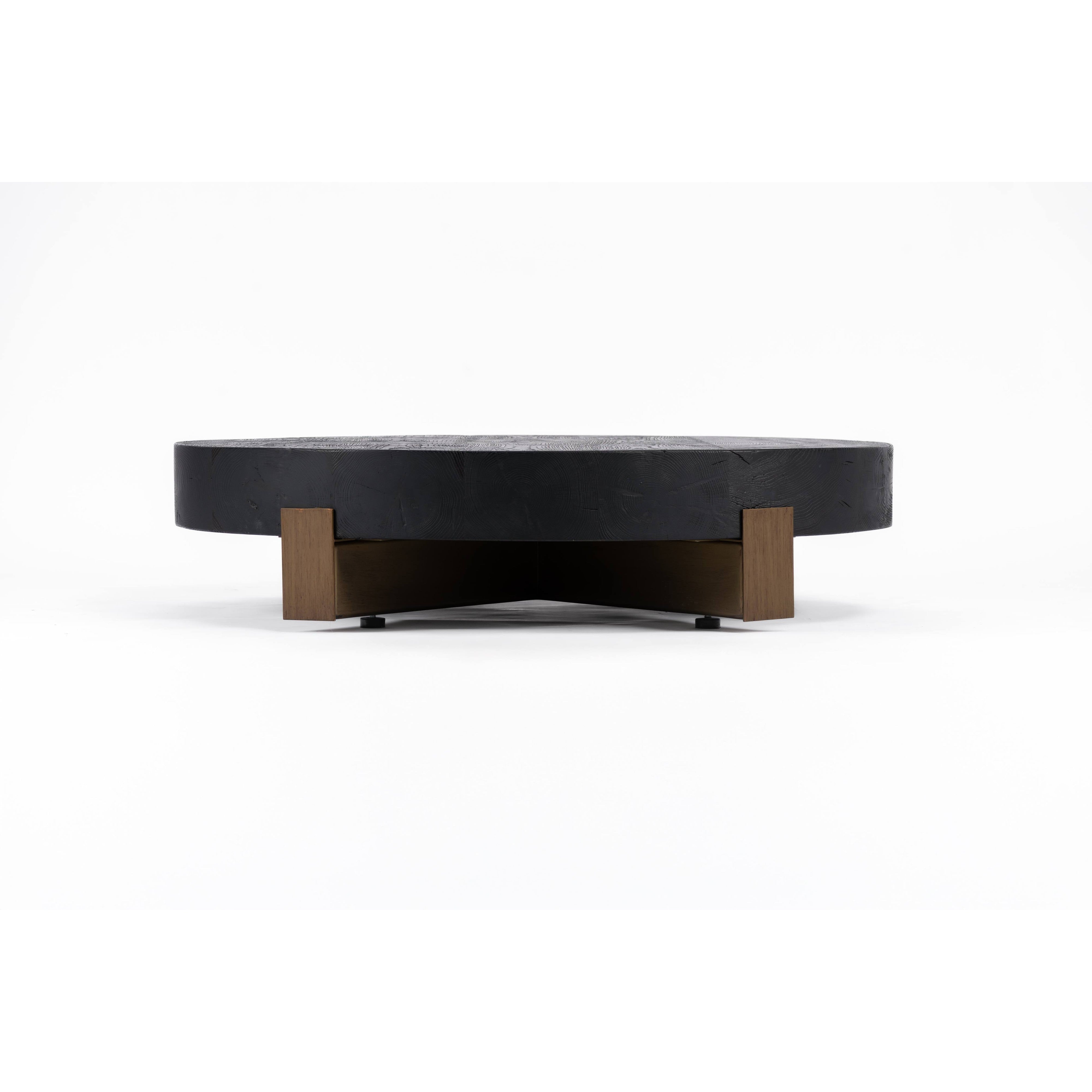 Bold coffee table-flitch and grain
