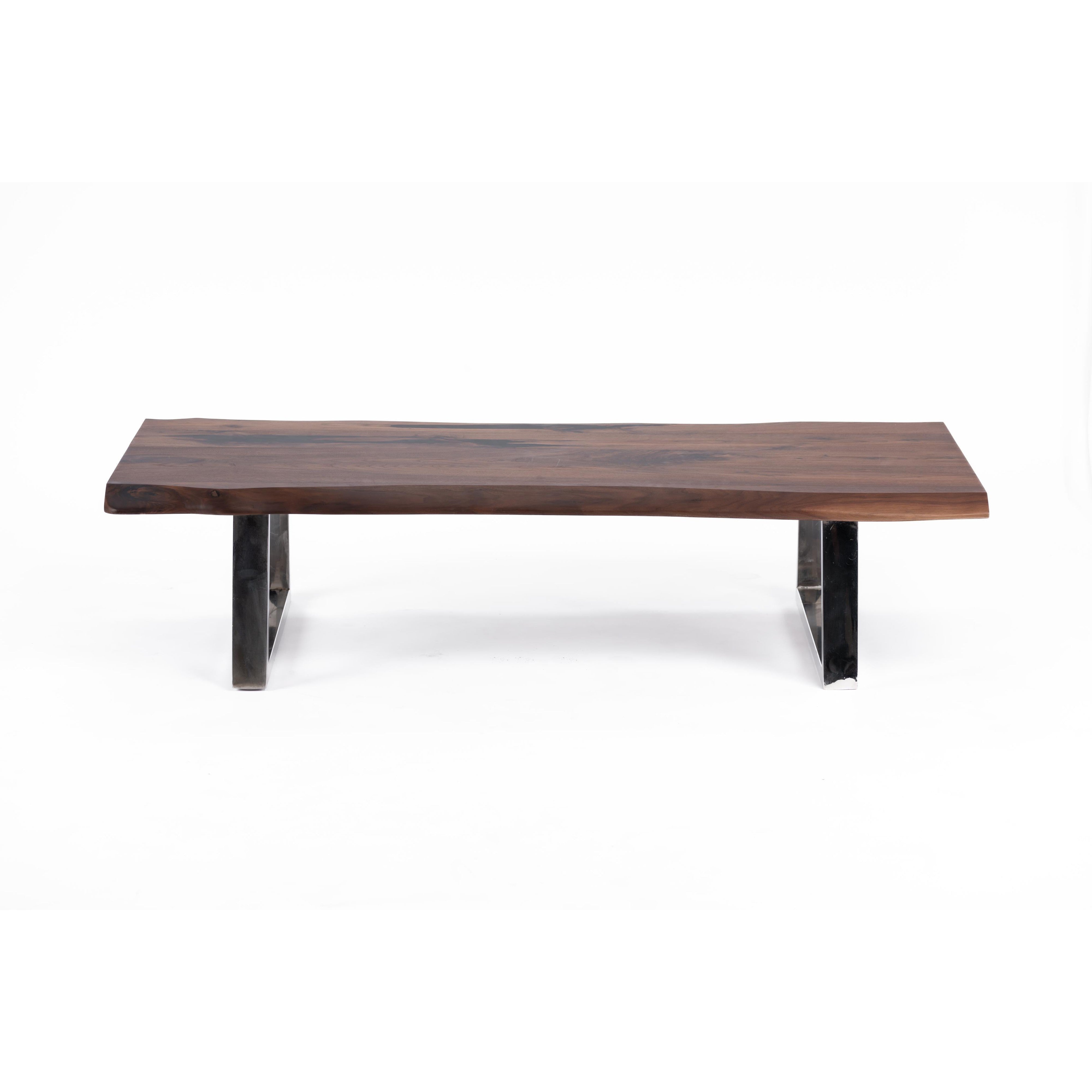 Nuk coffee table-flitch and grain