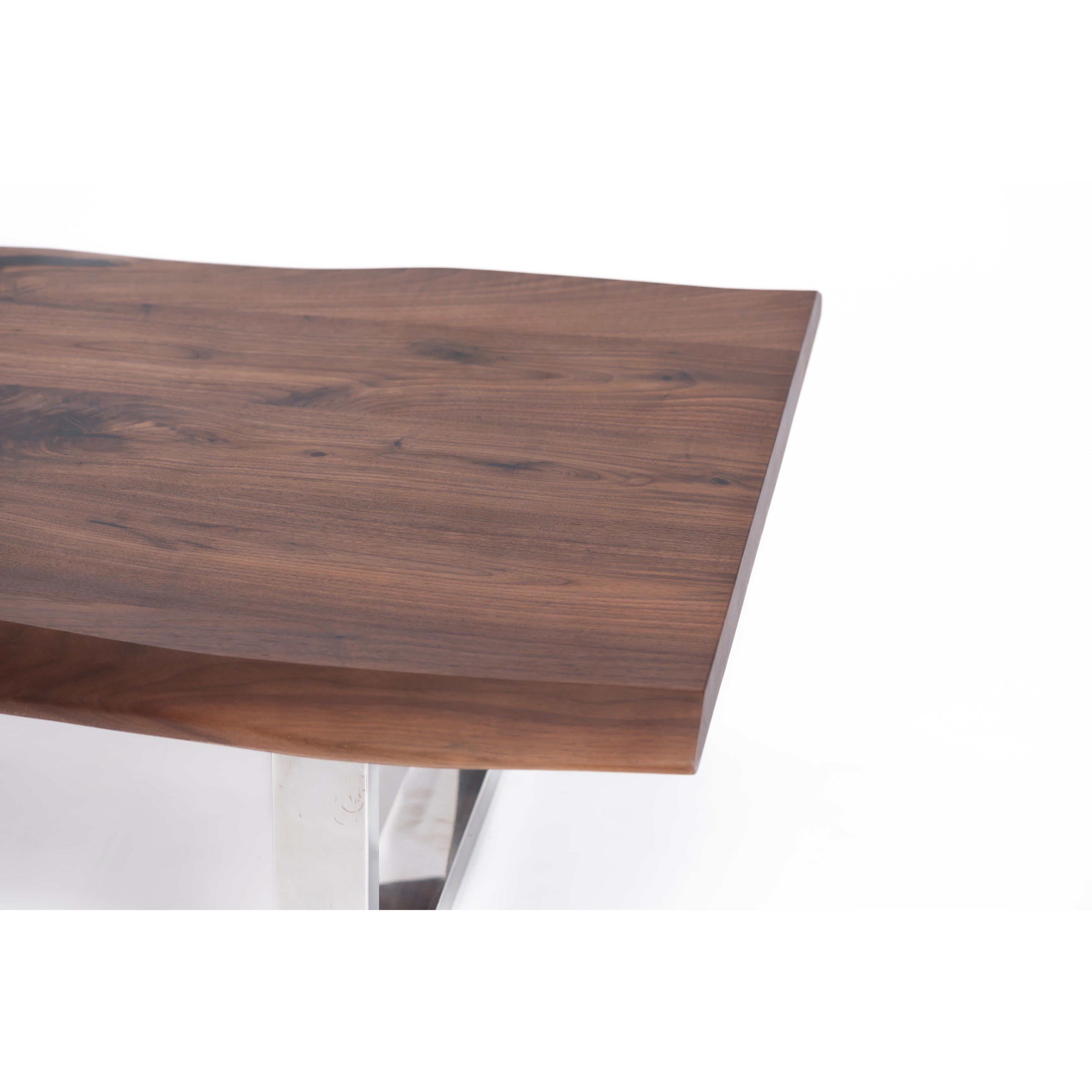 Nuk coffee table-flitch and grain