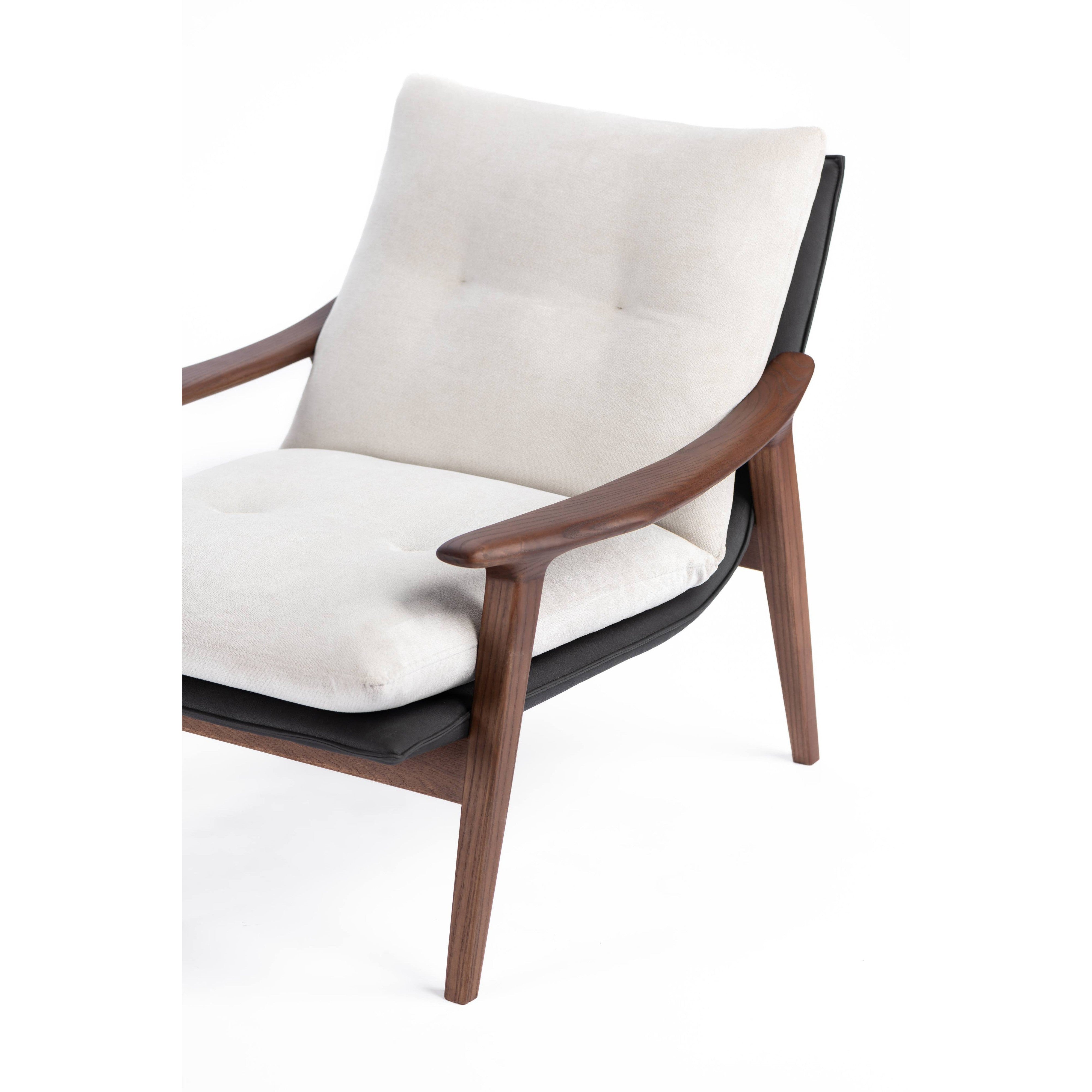 Lacoste Leather Arm Chair-flitch and grain