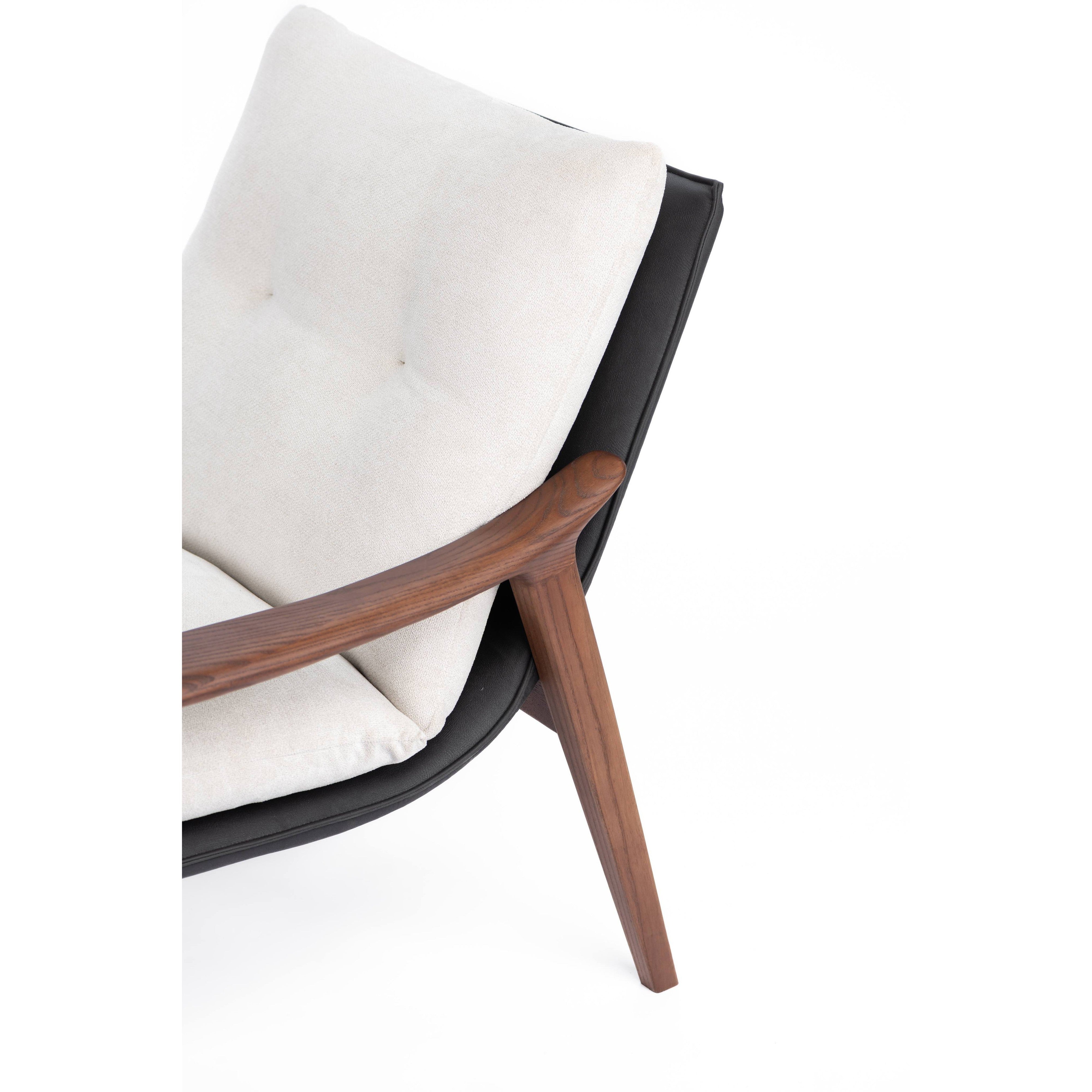Lacoste Leather Arm Chair-flitch and grain