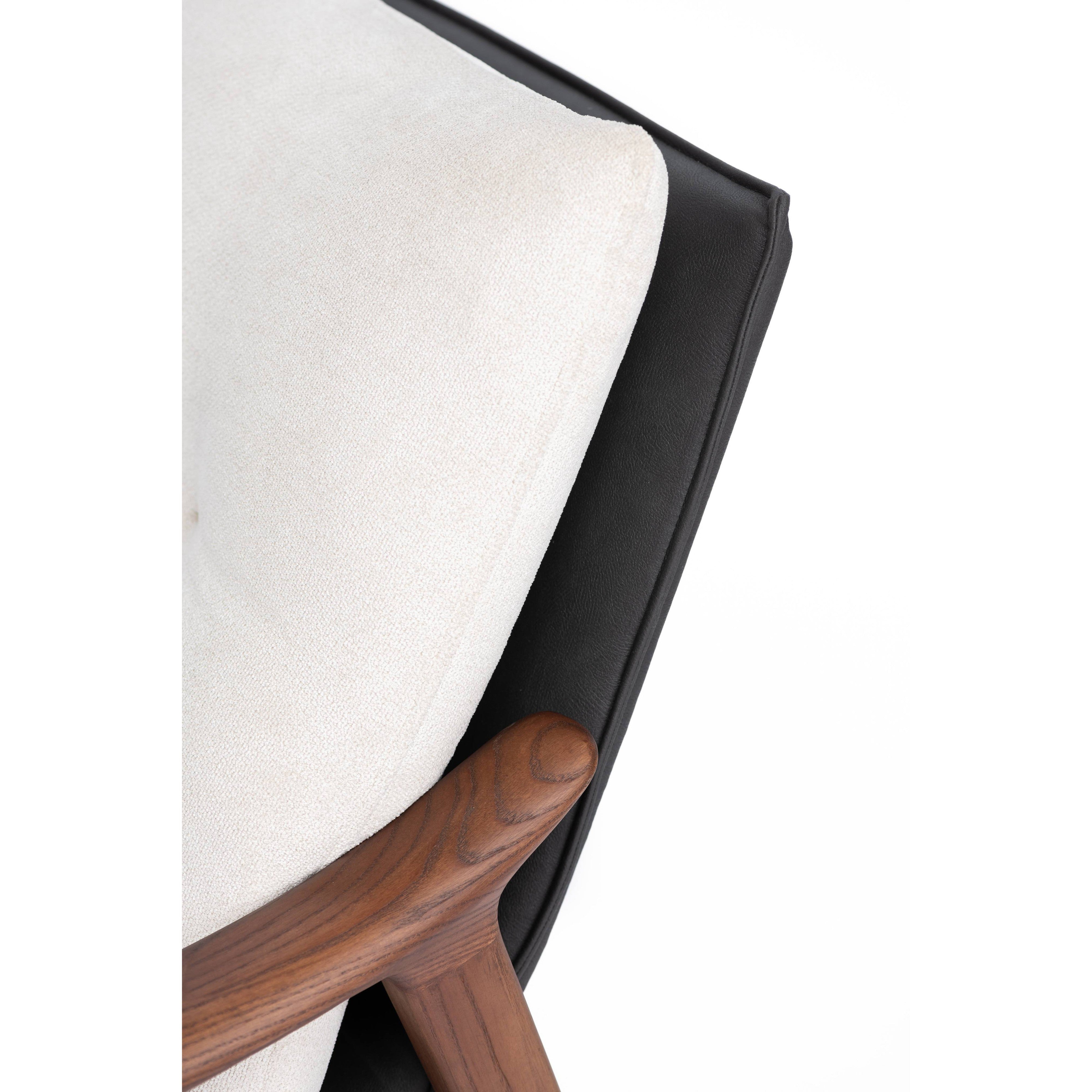 Lacoste Leather Arm Chair-flitch and grain