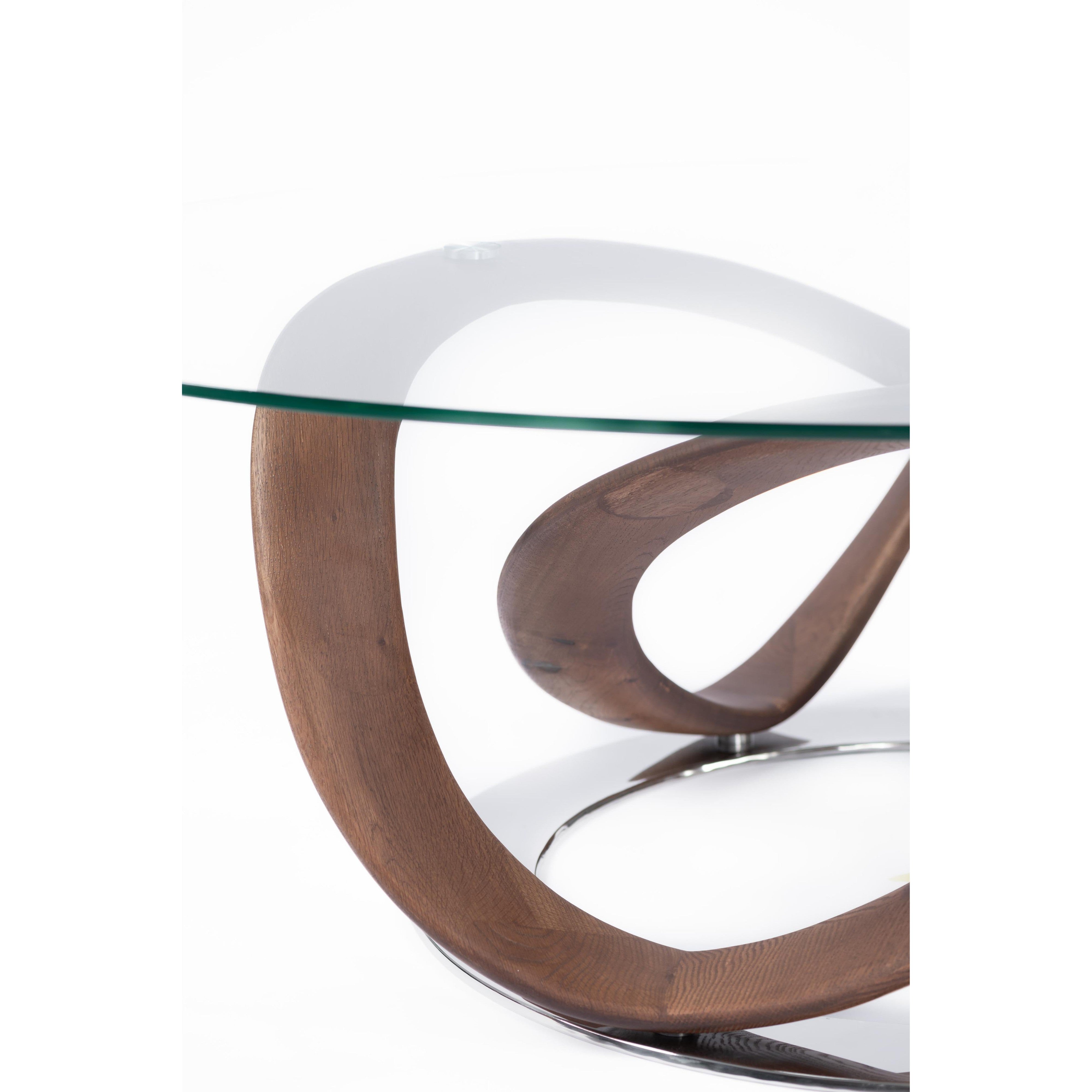 Infinity coffee table-flitch and grain