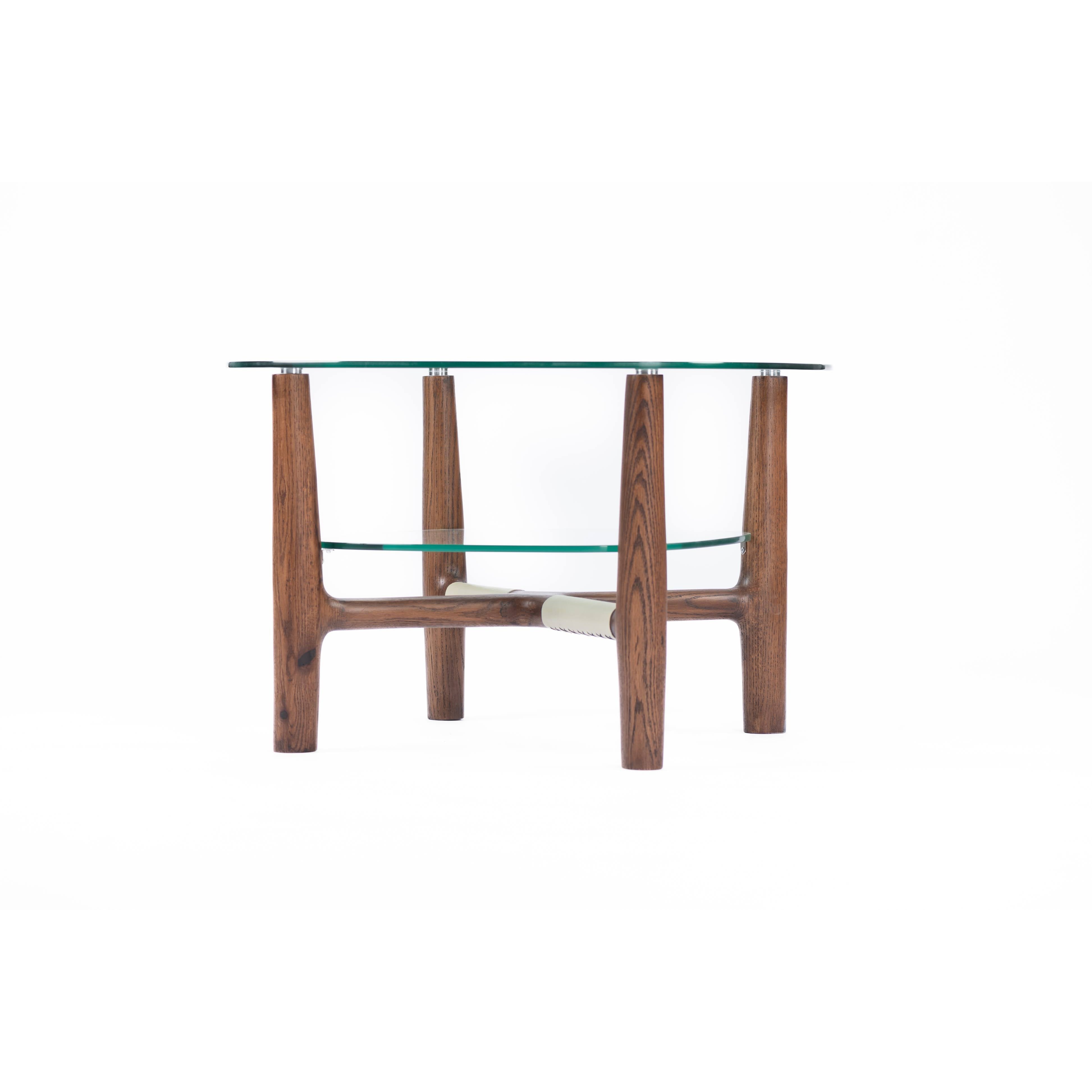 Alma Side Table-flitch and grain