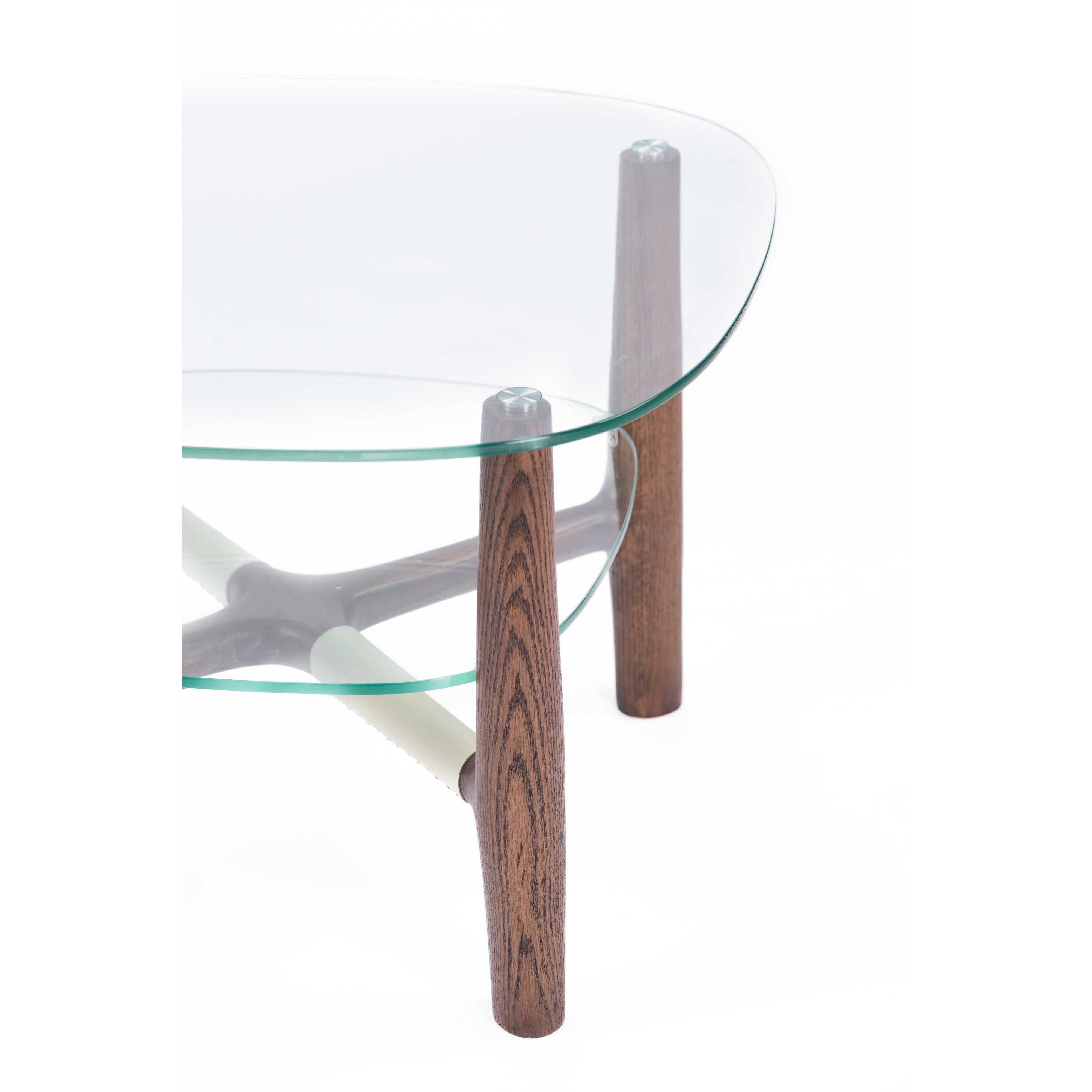 Alma Side Table-flitch and grain