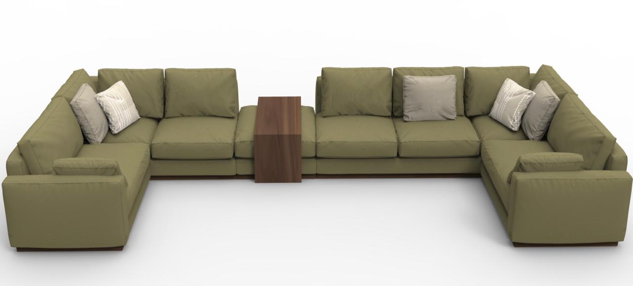 U-Shaped Sofa