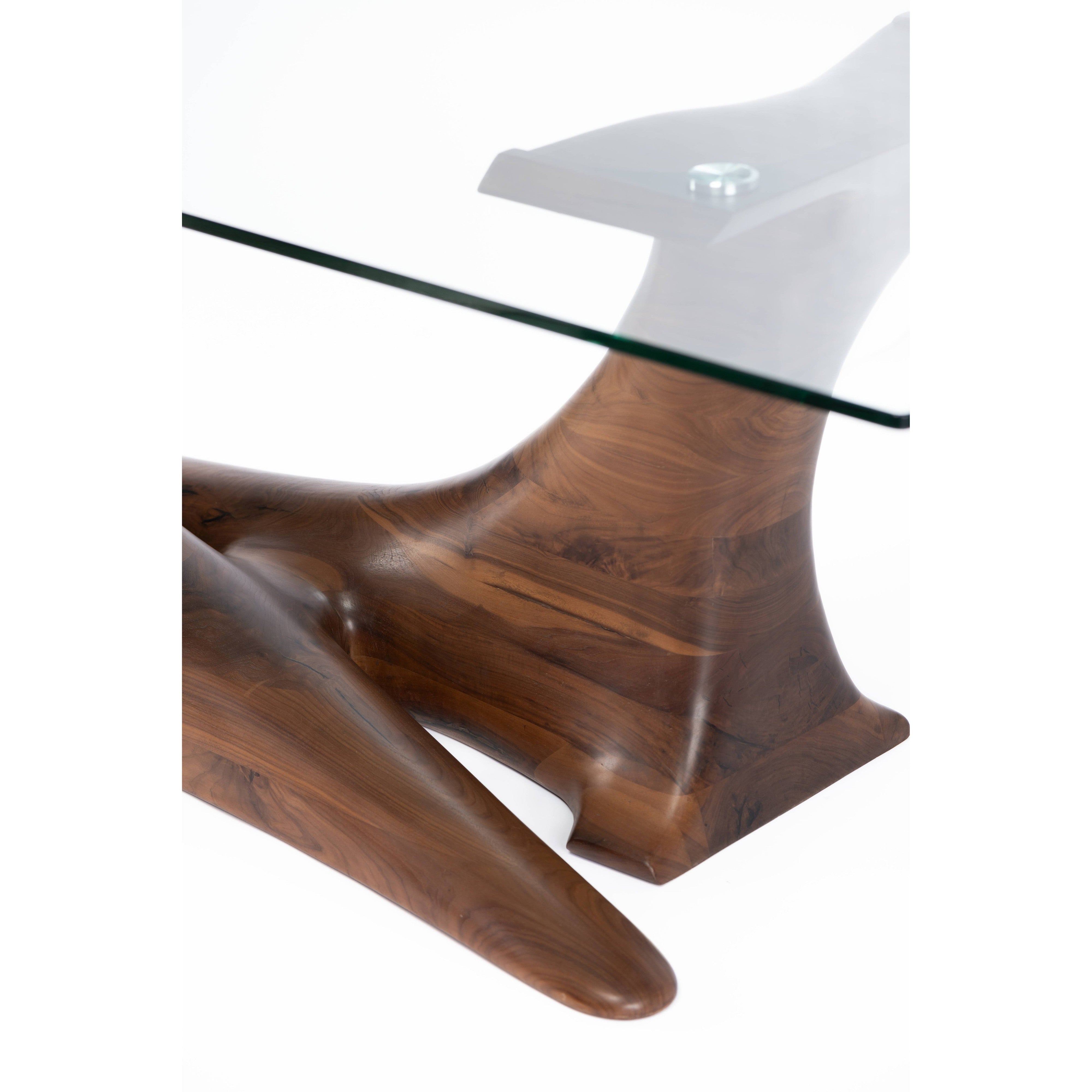 Aviation Dining Table-flitch and grain