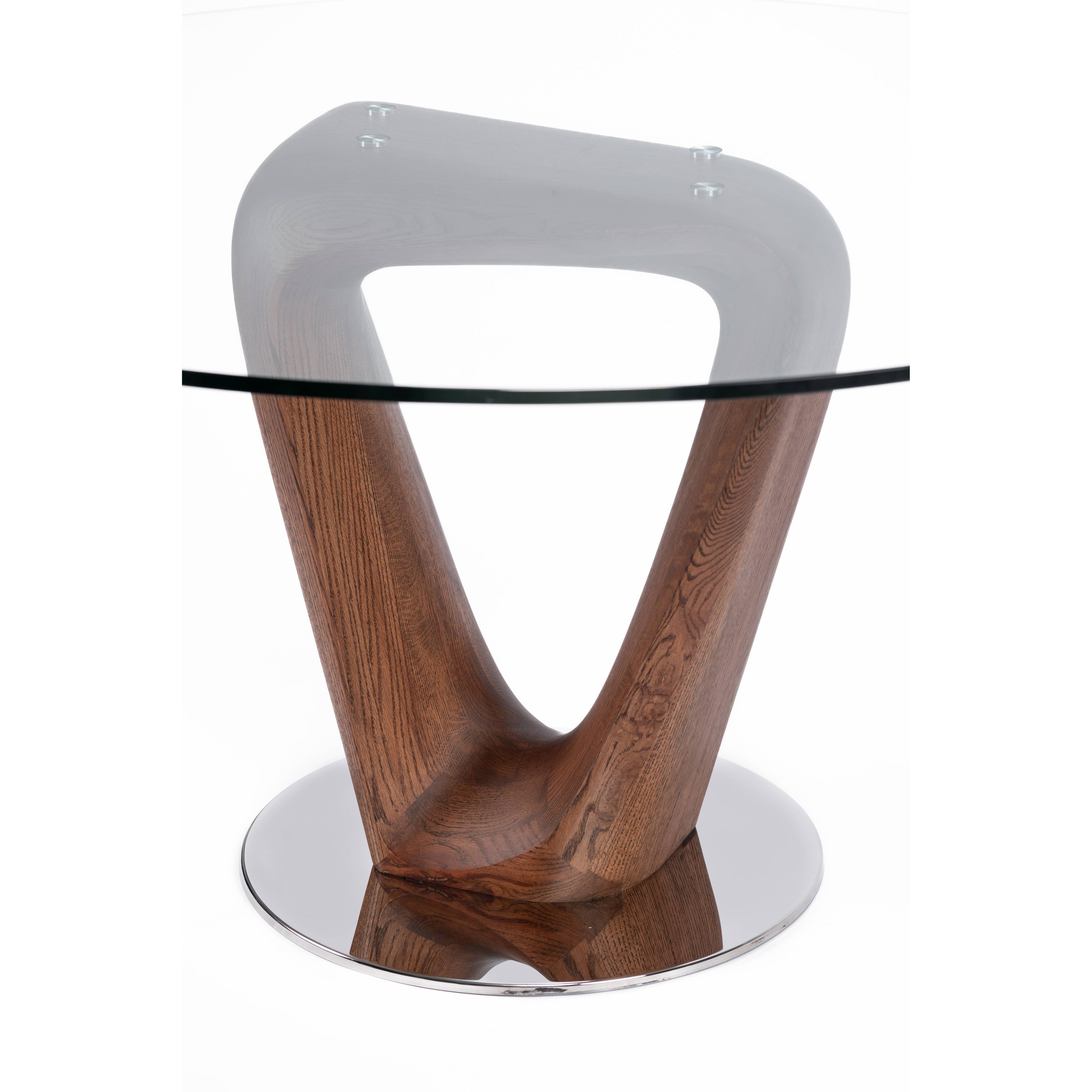 Trigon Dining Table-flitch and grain