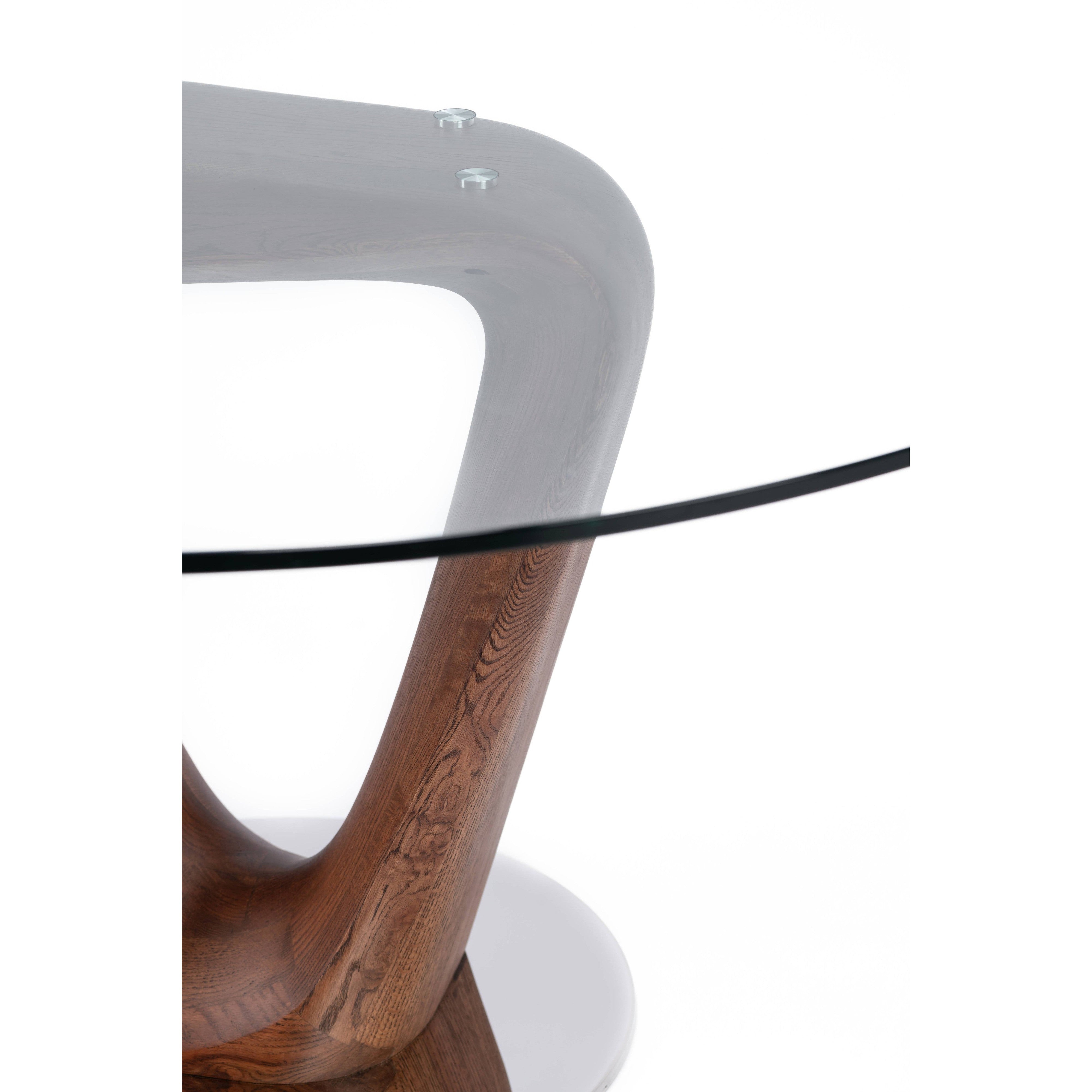 Trigon Dining Table-flitch and grain