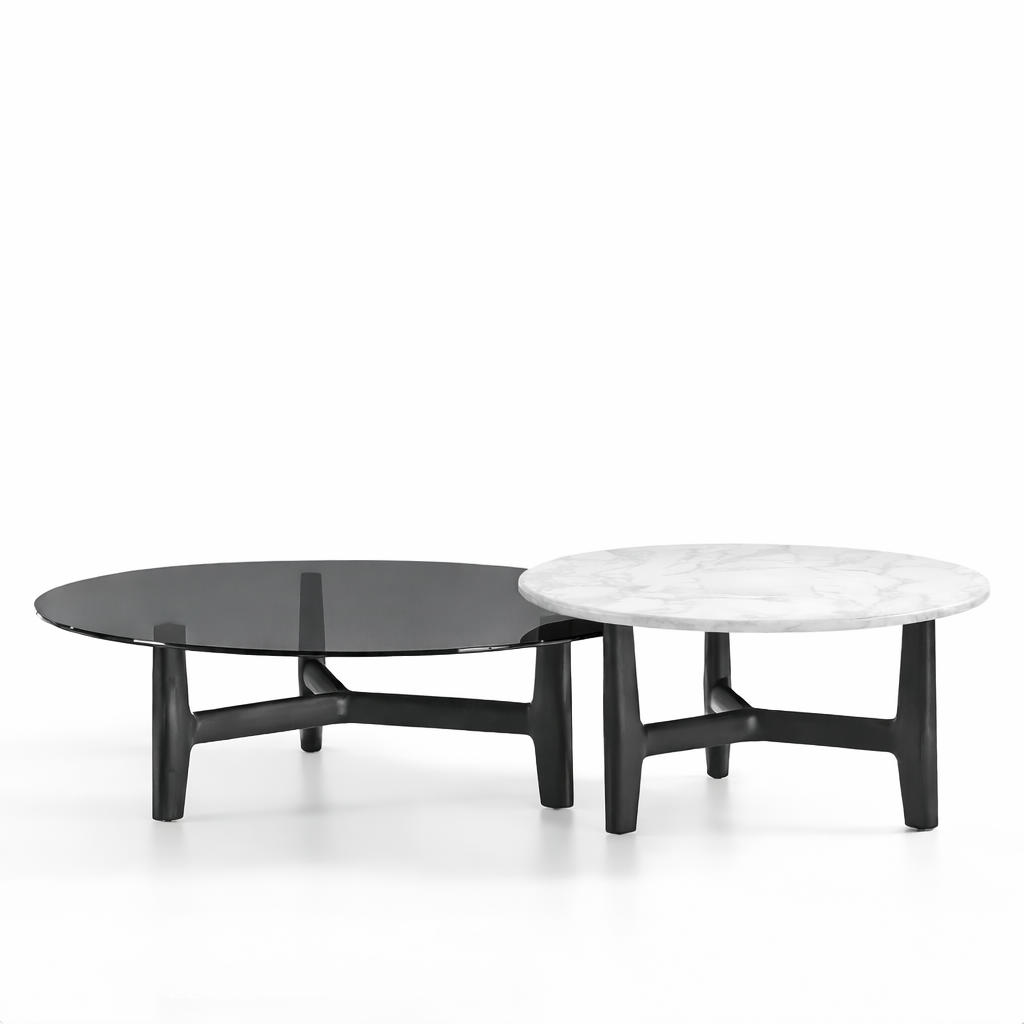 Alma coffe table glass