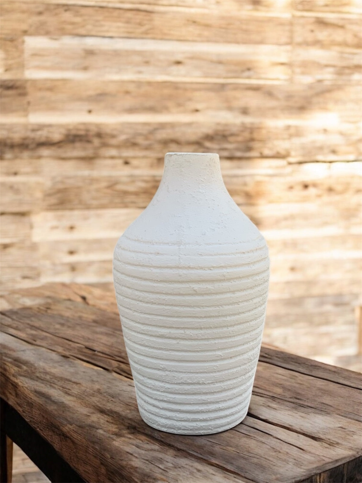 Snow Stripe Vase